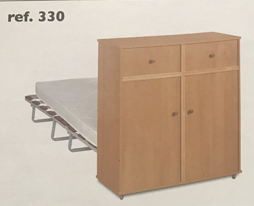 Cama con mueble