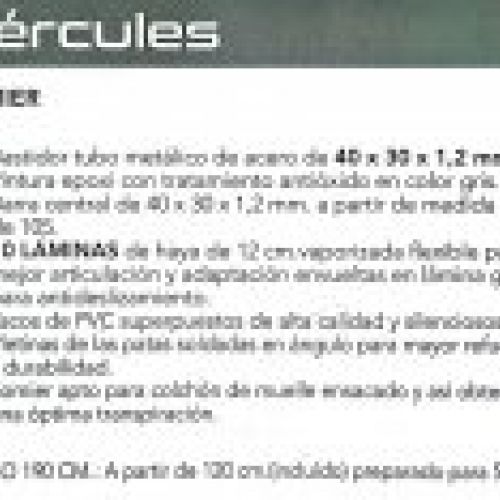 Somier Hercules 1